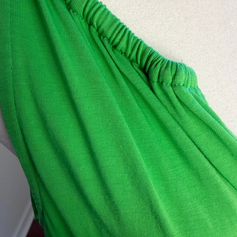 Lilly Pulitzer‎ Maribella Halter Maxi Dress Women Medium Gecko Green Tiered Boho